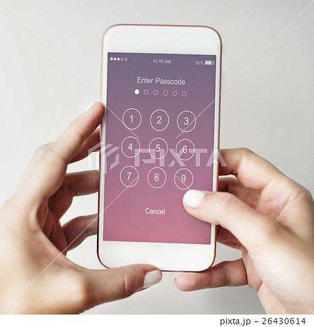 Enter Passcode Security System Concept 26430614