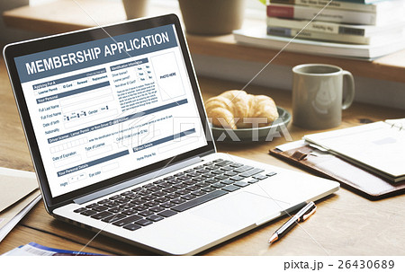 Membereship Application Form Register Concept 26430689