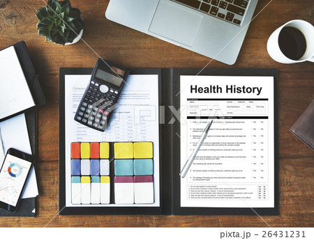 Health Check Form Claim History Record Concept 26431231