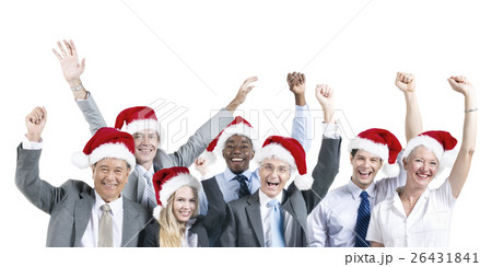 Business People Celebration Happiness Smiling Christmas Concept 26431841