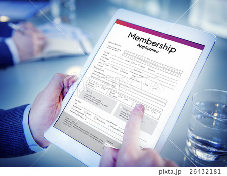 Membereship Application Form Register Concept 26432181
