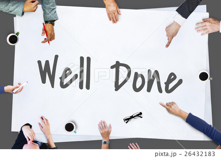 Well Done Congratulations Excellent Concept 26432183