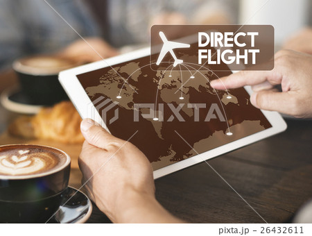 Flight Ticket Booking Destination Journey Concept Flight Ticket Booking Destination Journey Concept 26432611
