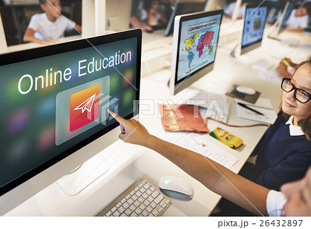 Academic E-Learning Education Online Application Concept 26432897