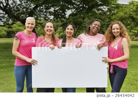 Women Breast Cancer Support Charity Concept 26434042