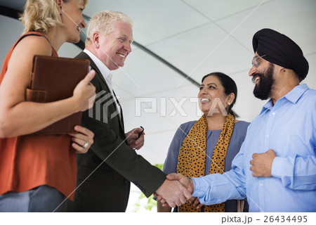 Business People Shaking Hands Agreement Concept Business People Shaking Hands Agreement Concept 26434495