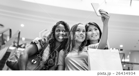 Group Of Women Taking Pictures Concept Group Of Women Taking Pictures Concept 26434934