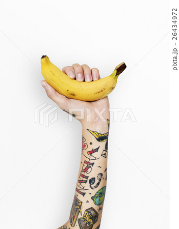 Simple and Sneaky Banana Tattoo by Noemesys