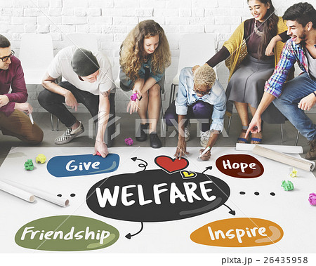 Donations Charity Volunteer Words Concept 26435958