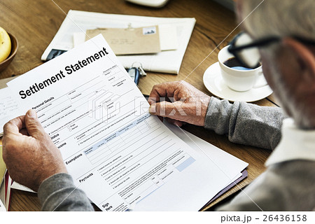Settlement Statement Form Financial Concept Settlement Statement Form Financial Concept 26436158