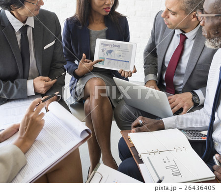 Business People Discussion Marketing Plan Meeting Concept 26436405