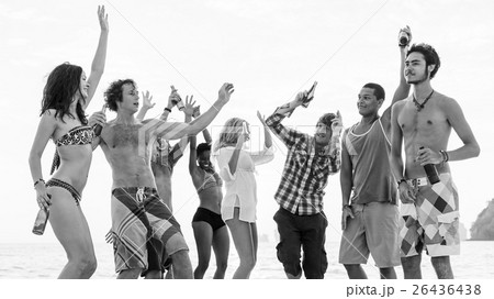 Beach Party Freedom Vacation Leisure Activity Concept 26436438