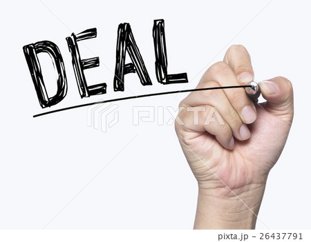 deal written by hand 26437791