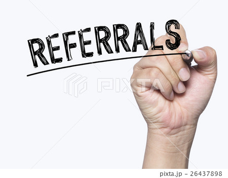 referrals written by hand 26437898
