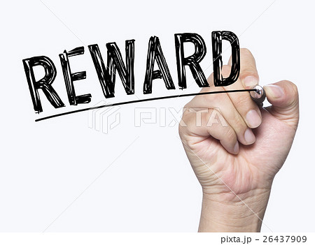 reward written by hand reward written by hand 26437909