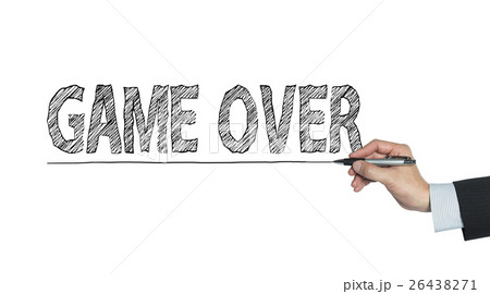 game over written by hand 26438271