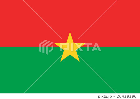Official vector flag of Burkina Faso . Official vector flag of Burkina Faso . 26439396