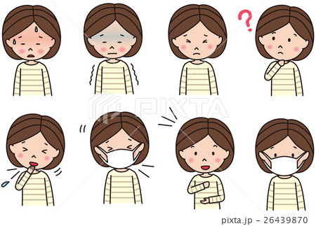人物 表情 女性 セット 26439870