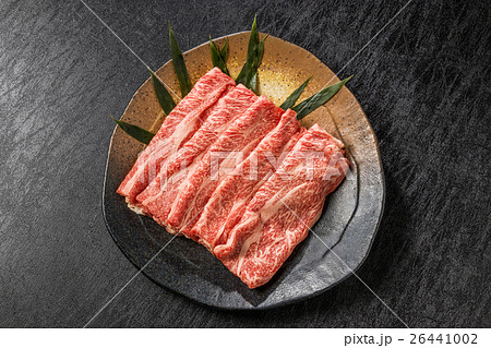しゃぶしゃぶ用黒毛和牛肉　High-quality marbled Japanese beef 26441002