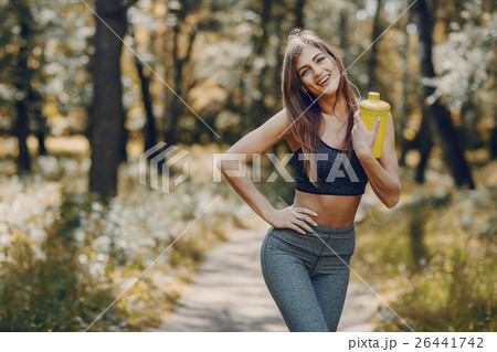 beautiful sporty girl 26441742