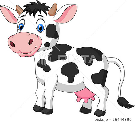 Cute cow cartoon Cute cow cartoon 26444396