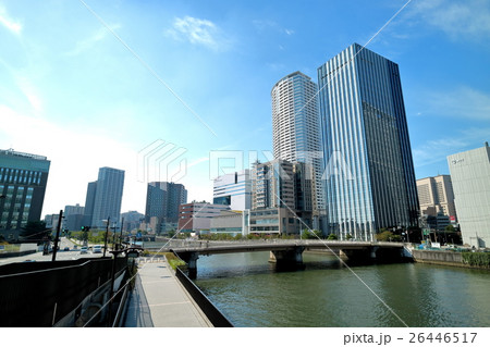 水都大阪 堂島川と田蓑橋 26446517