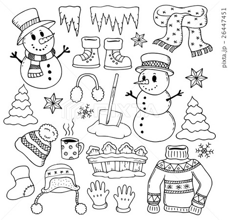 Winter theme drawings 1 Winter theme drawings 1 26447451