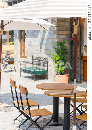 restaurant outdoor table tuscany style 26450416