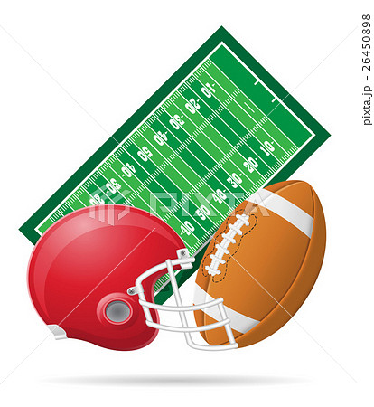 field for american football vector illustration 26450898