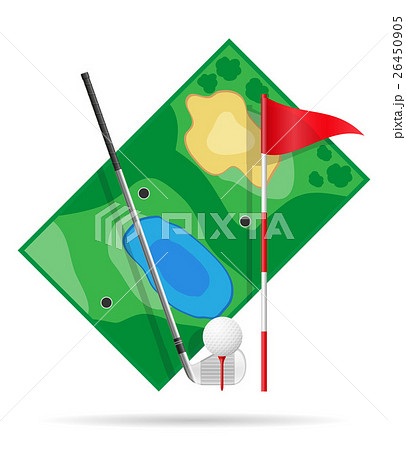 field for golf vector illustration 26450905