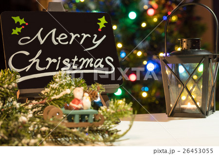 クリスマスイメージ[メッセージ：merry christmas] 26453055