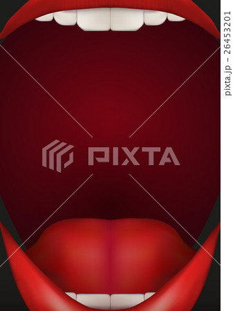Advertisement Template Poster with opened mouth Advertisement Template Poster with opened mouth 26453201