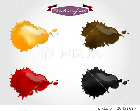 realistic graphic design vector of liquid drop 26453637