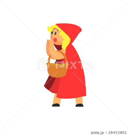 Girl In Costume Of The Red Hood Character Girl In Costume Of The Red Hood Character 26453801