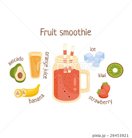 Fruit Smoothie Infographic Recipe With Needed 26453921