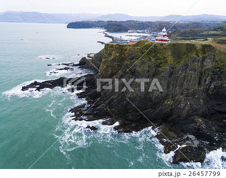 小樽祝津 空撮（日和山燈台〜鰊御殿周辺） 26457799