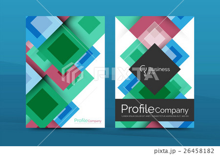 Set of front and back a4 size pages, business Set of front and back a4 size pages, business 26458182