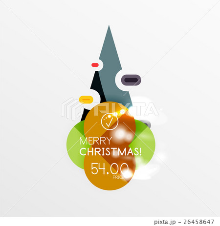 Christmas and New Year sale sticker templates 26458647