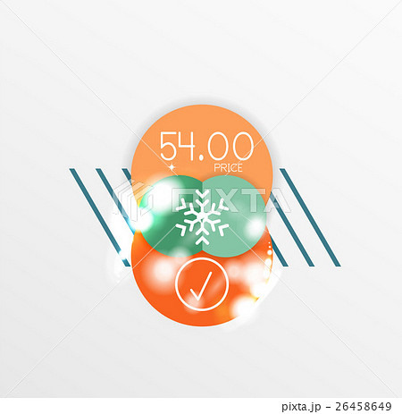 Christmas and New Year sale sticker templates Christmas and New Year sale sticker templates 26458649