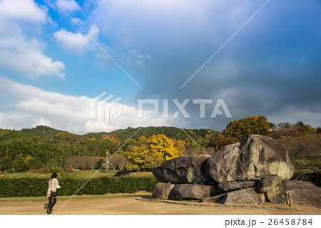 奈良明日香　秋の石舞台 26458784