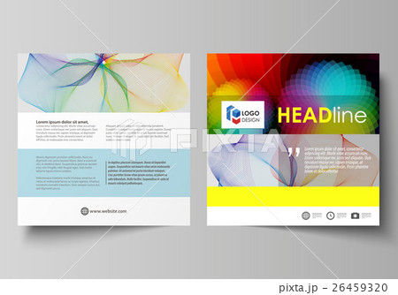 Business templates for square brochure, flyer 26459320
