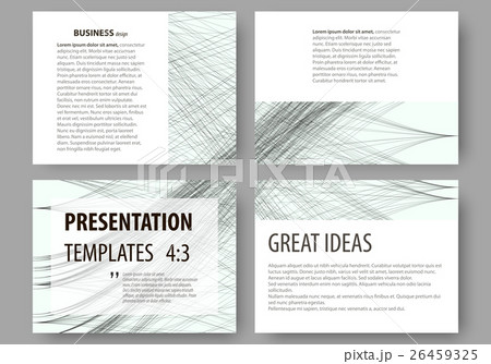 Set of business templates for presentation slides 26459325