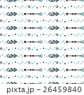 Seamless pattern with stylized linear arrows and 26459840