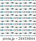 Seamless pattern with stylized linear feathers 26459844