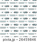 Seamless pattern with stylized linear feathers 26459846