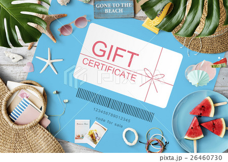 Gift Certificate Coupon Shopping Concept 26460730