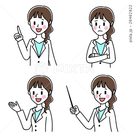 女性　医者　白衣 26462822