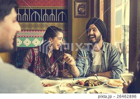 Indian Ethnicity Meal Food Roti Naan Curry Concept Indian Ethnicity Meal Food Roti Naan Curry Concept 26462896