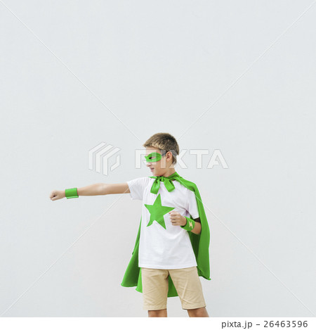 Superhero Boy Imagination Freedom Happiness Concept 26463596