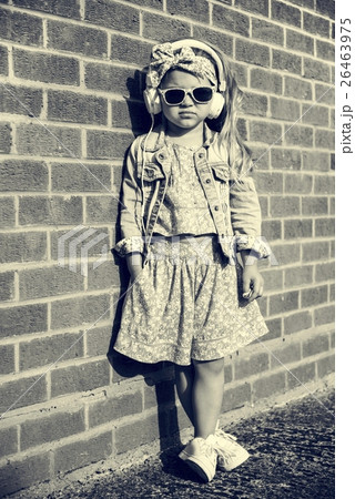 Fashionista Girl Child Adorable Cute Concept Fashionista Girl Child Adorable Cute Concept 26463975